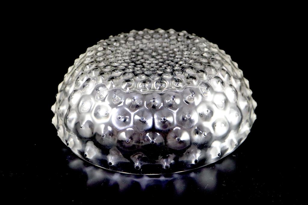 René Lalique. A pre-war Cactus pattern bowl, no.3281?, designed in 1933, 20cm diameter
